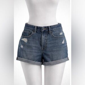 NWT Lucky Brand Boyfriend Distressed Denim Shorts Size 6/28